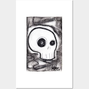 'Expresionist Skull' Posters and Art
